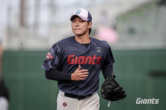 ▲ 홍민기 ⓒ롯데 자이언츠