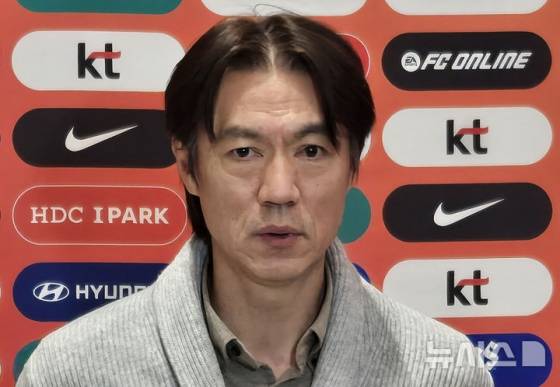 홍명보 한국 축구대표팀 감독. /사진=뉴시스