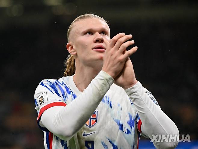 노르웨이의 엘링 홀란. [신화통신=연합뉴스 자료사진]