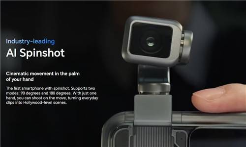 로봇팔이 탑재된 아너의 로봇폰 [아너 홈페이지 캡처. 재판매 및 DB 금지]