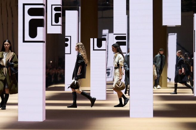 휠라가&nbsp;지난 1일(현지시간) 이탈리아 밀라노에서