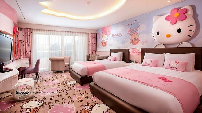 롯데호텔 제주 캐릭터 객실. 가족 단위 여행객을 겨냥한 체험형 객실과 프로그램이 확대되고 있다. (롯데호텔 제주 제공)