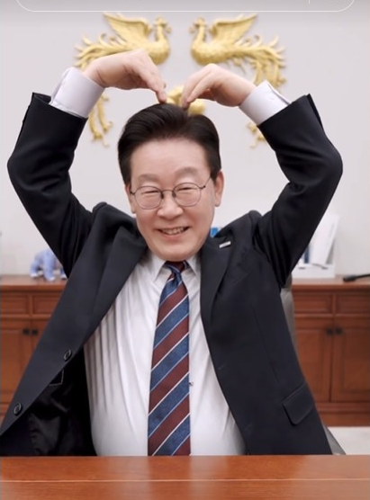 이재명 대통령 틱톡 영상 캡처