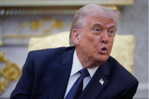 도널드 트럼프 미국 대통령이 3일 워싱턴 맥악관에서 프리드리히 메르츠 독일 총리와 양자 회담을 하고 있다. (사진=연합뉴스)