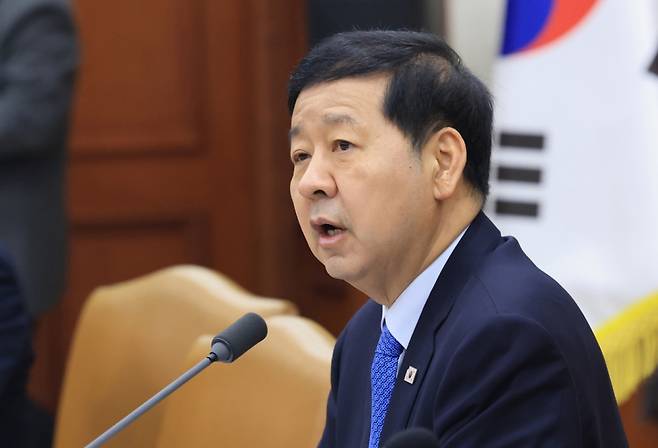 구윤철 부총리 겸 재정경제부 장관이 4일 서울 종로구 정부서울청사에서 열린 개정 노동조합법 시행 관련 관계장관회의에서 모두발언을 하고 있다./사진제공=뉴스1