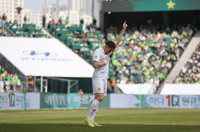 [서울=뉴시스] 프로축구 K리그1 부천FC1995 갈레고, 하나은행 K리그1 2026 1라운드 최우수선수(MVP) 선정. (사진=한국프로축구연맹 제공) *재판매 및 DB 금지