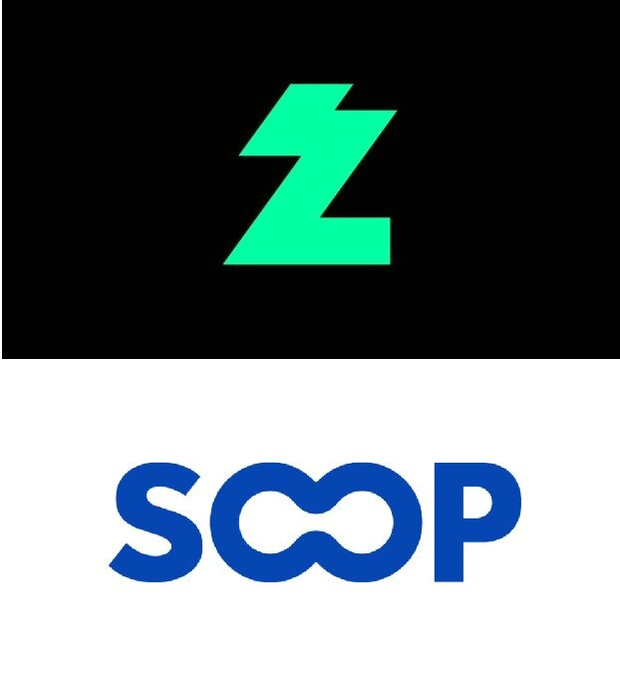 네이버 치지직과 SOOP 로고.