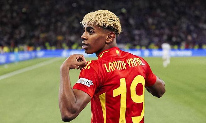 스페인의 2007년생 ‘초신성’ 라민 야말은 북중미월드컵에서 자신의 시대가 도래했음을 알리려 한다. 사진출처|스페인축구협회 페이스북