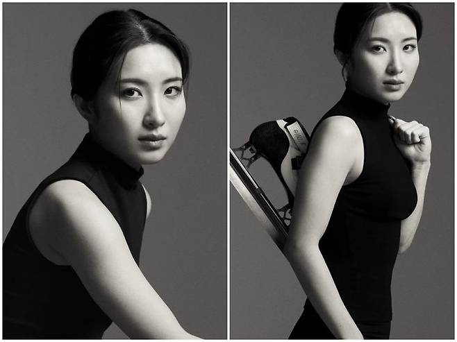 쇼트트랙 여자 국가대표 김길리의 샤넬 화보. /사진=김길리 SNS 갈무리