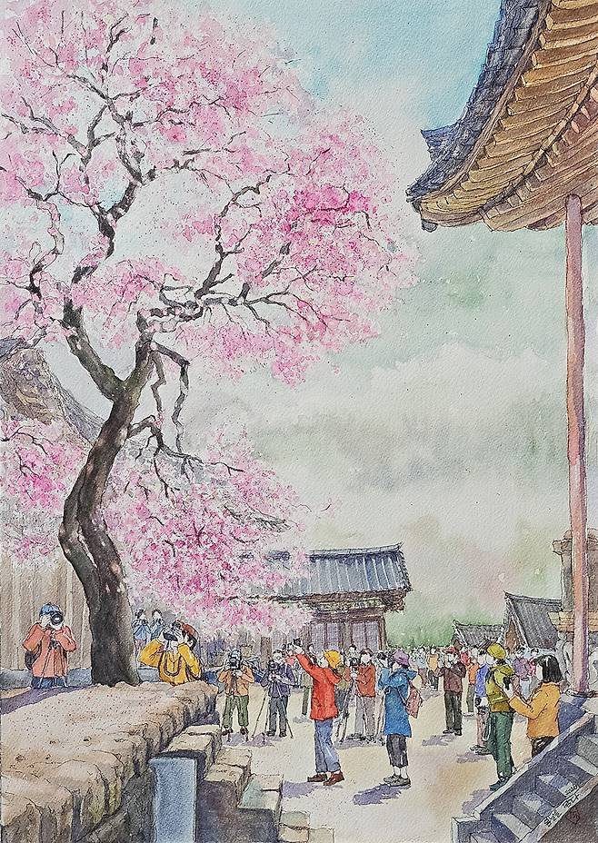 양송희作 ‘봄날을 담다’