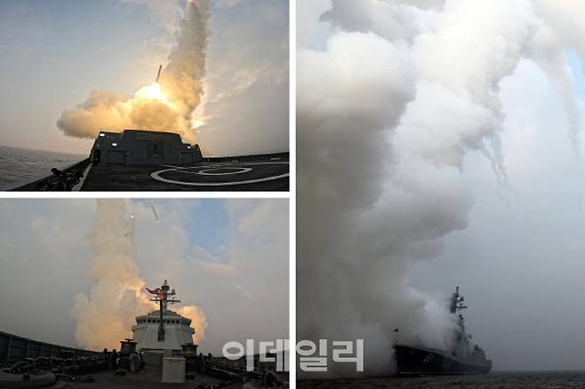 노동신문은 5일 “김정은 동지께서 3월 3일과 4일 구축함 ‘최현호’를 방문하고 함선구분대의 전투정치 훈련 실태와 취역을 앞두고 진행중인 함의 작전 수행 능력 평가시험 공정을 료해(파악)했다”고 보도했다. [노동신문=뉴스1 제공]