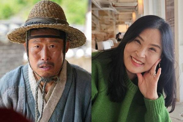 배우 유해진(왼쪽)과 엄춘미(사진=쇼박스, 엄춘미)