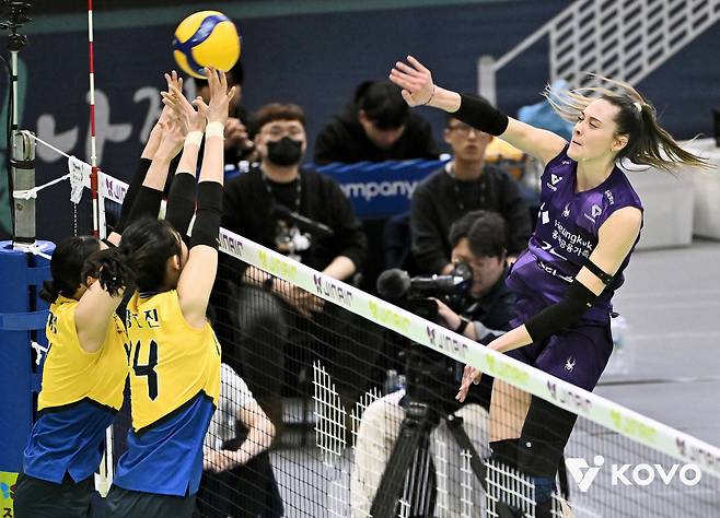 흥국생명 레베카 라셈. (KOVO 제공)