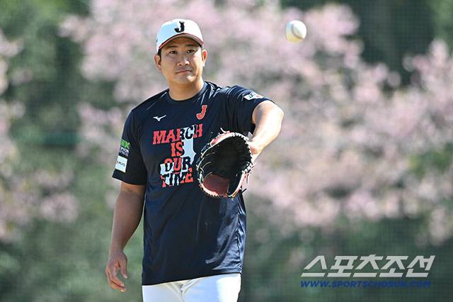 일본대표팀 최연장자인 우완 스가노. 지난해 메이저리그에 진출해 두 번째 시즌을 준비하고 있다. 사진출처=일본야구대표팀 홈페이지