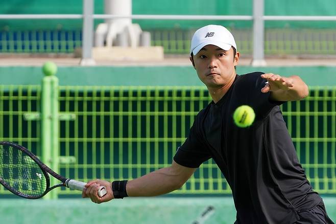 8강에 진출한 강구건. 사진/김도원