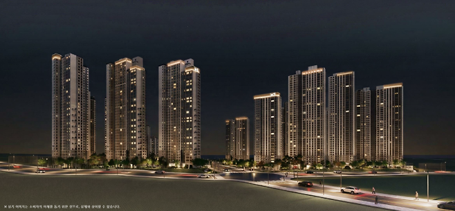 도안자이 센텀리체 투시도. GS건설