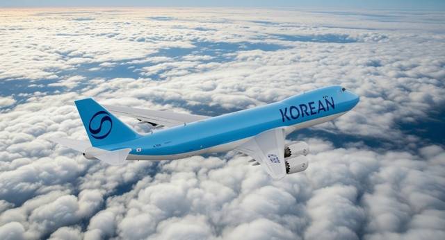 대한항공 B747-8F 항공기. 대한항공 제공.