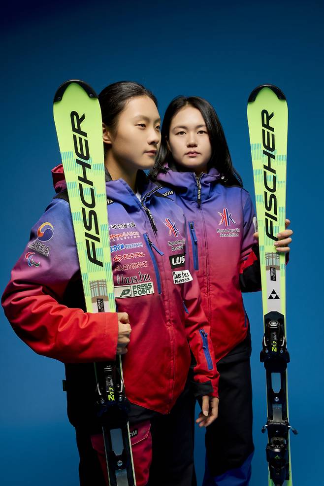 2026 밀라노·코르티나 동계패럴림픽 알파인스키 종목에 출전하는 최사라와 어은미 가이드. 대한장애인체육회 제공