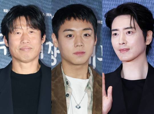 유해진, 박지훈, 이준혁 /사진= 스타뉴스