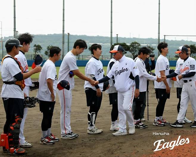 캠프 마무리한 한화 이글스 [한화 이글스 제공. 재배포 및 DB 금지]