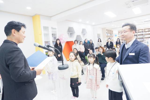 적량초등학교 입학식.