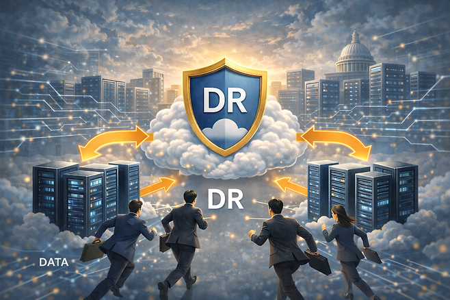 공공 재해복구(DR) 시장이 클라우드 업계의 핵심 격전지로 떠올랐다. / 챗GPT 생성