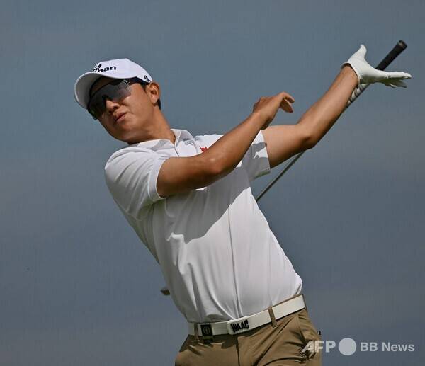 2026년 LIV 골프 시리즈 홍콩 대회에 출전한 송영한 프로. 사진제공=ⓒAFPBBNews = News1 (사진을 무단으로 사용하지 마십시오.)