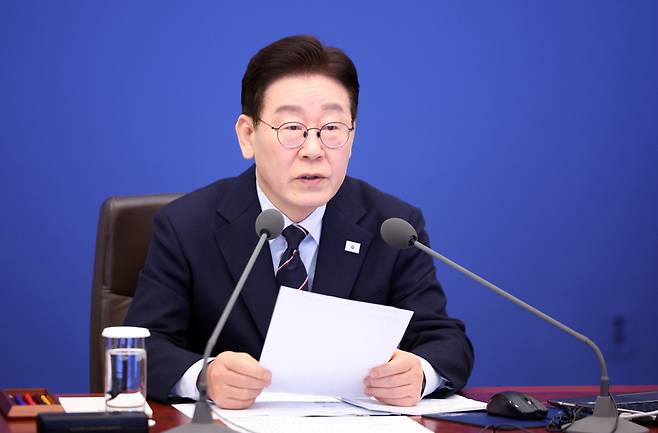 이재명 대통령이 6일 청와대에서 열린 수석보좌관회의에서 발언하고 있다. 2026.3.6 / 사진=연합뉴스