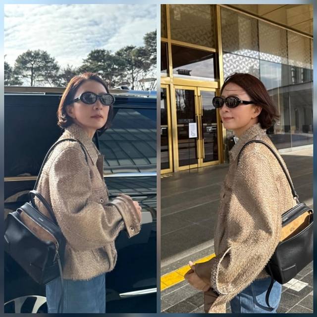 배우 김희애가 따뜻한 봄 날씨 속 여유로운 일상을 공개했다. 사진=SNS