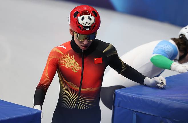 한국 출신 중국 귀화 쇼트트랙 선수&nbsp;린샤오쥔. 밀라노=뉴시스