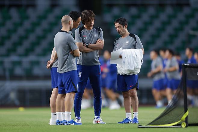 한국은 북중미월드컵 조별리그 A조서 맞붙을 상대들을 분석하기 위해 3월 A매치 주간에 스태프들을 해외로 파견하기로 했다. 사진제공│대한축구협회