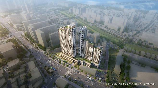 풍납동 역세권 활성화사업 조감도 [송파구 제공. 재판매 및 DB 금지]