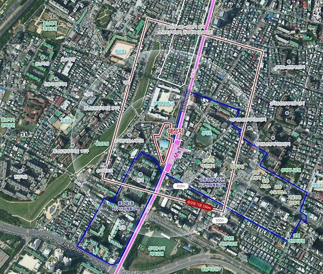 대상지 위치도 [송파구 제공. 재판매 및 DB 금지]