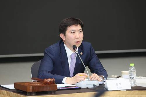 대의원총회에서 인사말 하는 유승민 대한체육회장 [대한체육회 제공. 재판매 및 DB 금지]