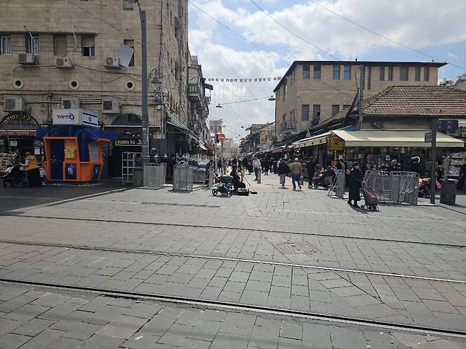 예루살렘 중심가 거리풍경 [이강근 이스라엘 한인회장 제공]