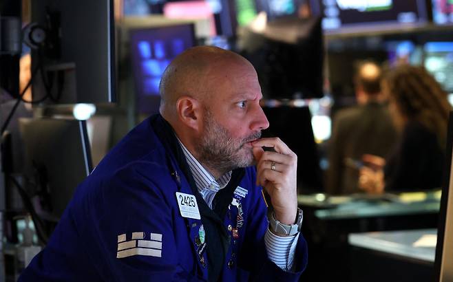 6일(현지시간) 뉴욕증권거래소(NYSE) 모습(AFP연합뉴스)