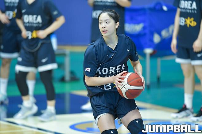 ▲2년 전 대표팀 훈련 당시 박소희