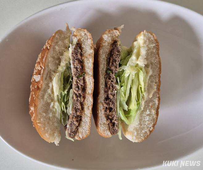 노브랜드 버거의 ‘어메이징 불고기’. 이예솔 기자