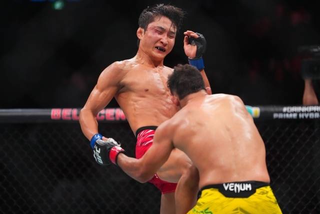 2연패 탈출을 노리던 이정영은 체중 조절 문제로 경기 기회를 놓치고 말았다. 사진=UFC 제공