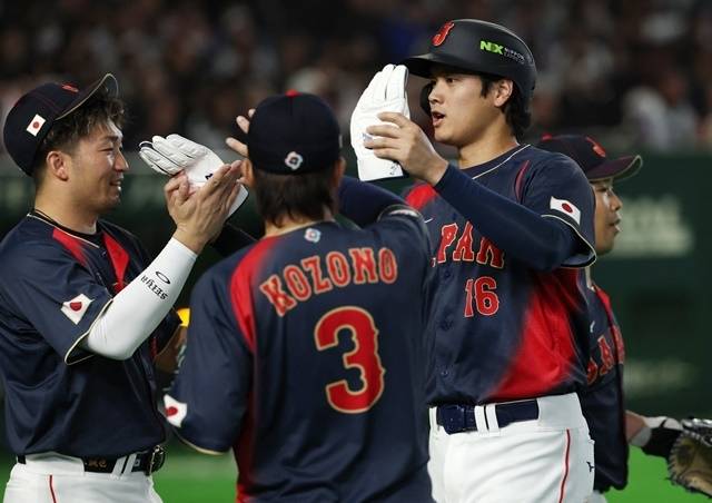 오타니의 일본은 6일 대만전에서 7회 13-0 콜드승을 거뒀다. 사진(로이터)=연합뉴스