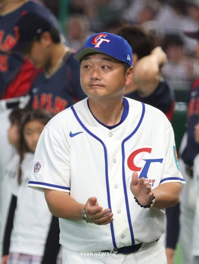 6일 일본전을 앞둔 대만 정하오쥐 감독. /사진=강영조 선임기자