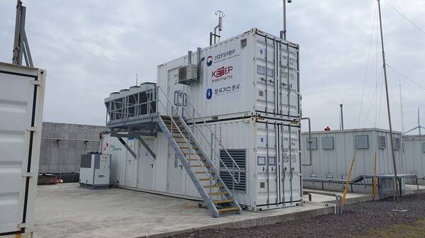 한국가스공사가 운영중인 PEM 수전해 시스템. [출처=한국가스공사]