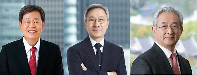 (왼쪽부터) 김앤장 법률사무소의 목영준 변호사, 강일원 변호사, 권오곤 변호사. /김앤장 법률사무소 홈페이지