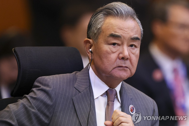 왕이 중국 외교부장.[AP 연합뉴스 사진]