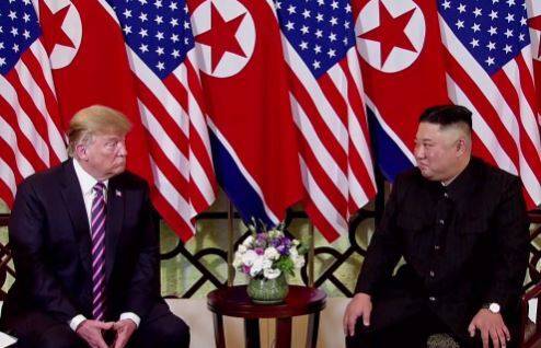 2019년 도널드 트럼프 미국 대통령과 김정은 북한 국무위원장의 2차 정상회담/사진=EPA 연합뉴스