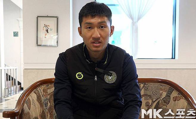 김포 FC 수비수 김동민. 사진=이근승 기자