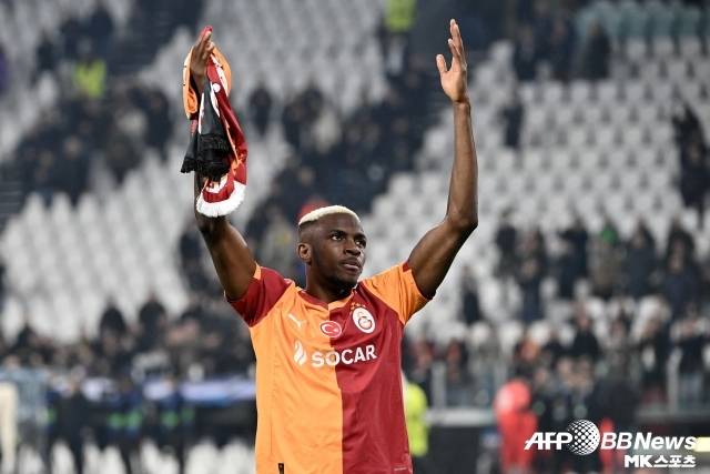 오시멘은 오시멘이었다. 이스탄불 더비의 주인공이 됐다. 사진=AFPBBNews=News1