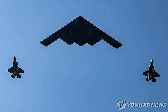 미국의 스텔스 전략폭격기 B-2 [UPI 연합뉴스 자료사진]