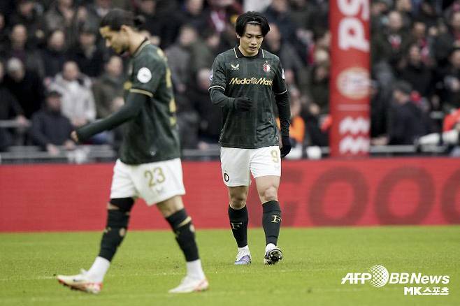 페예노르트에서 활약 중인 일본 축구 대표팀 공격수 우에다 아야세. 사진=AFPBBNews=News1