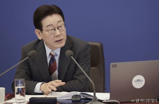 [서울=뉴시스] 최동준 기자 = 이재명 대통령이 5일 청와대에서 열린 임시 국무회의에서 발언하고 있다. 2026.03.05. photocdj@newsis.com /사진=최동준